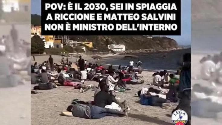 Anteprima: Riccione come Ceuta, la Lega non si scusa: “Un video meme non un fake”. La sindaca: ci ri…