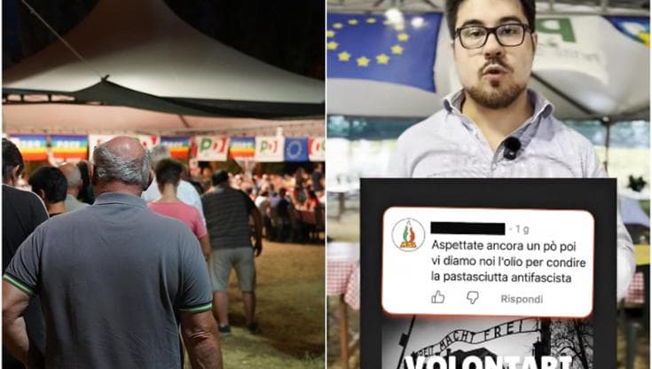 Anteprima: Hater evoca l’olio di ricino per i volontari della Festa dell’Unità, il Pd di Persiceto d…