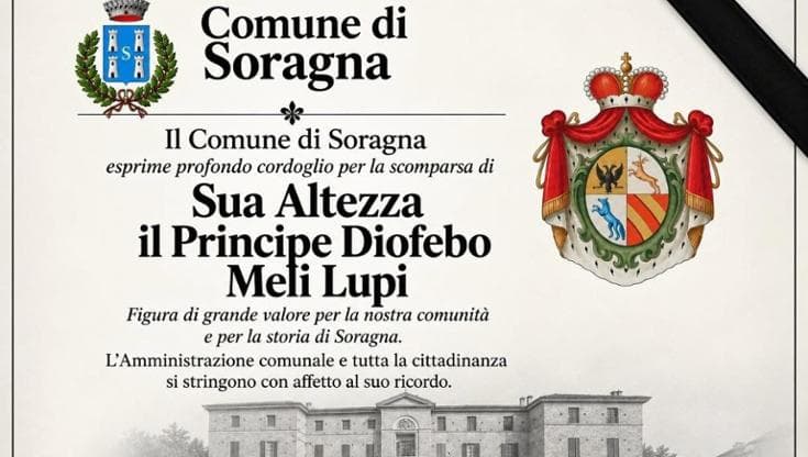 Diofebo Meli Lupi di Soragna: è morto l’ultimo “Principe del Sacro Romano Impero”