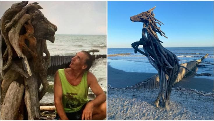 Anteprima: Enrico Menegatti, è morto l’artista del legno dei lidi ferraresi: “Continua a scolpire l’…