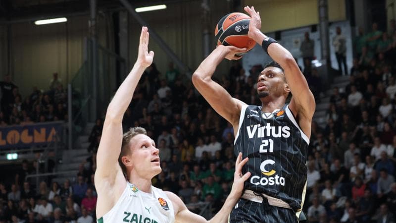 La Virtus si arrende allo Zalgiris: contro i lituani al PalaDozza finisce 74 a 91 