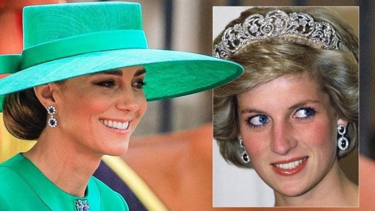 Kate al Trooping the Colour con gli orecchini di lady Diana. Ma il look ...