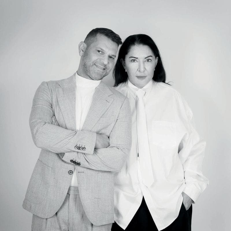 Marina Abramovic y Shai Baitel. fotoMarco Anelli