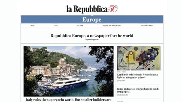 Nasce Repubblica Europe: un giornale nel mondo | Guarda il nuovo sito