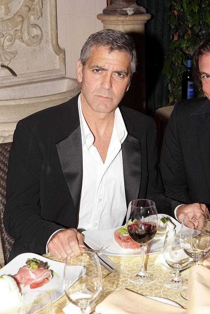 George Clooney na festa 