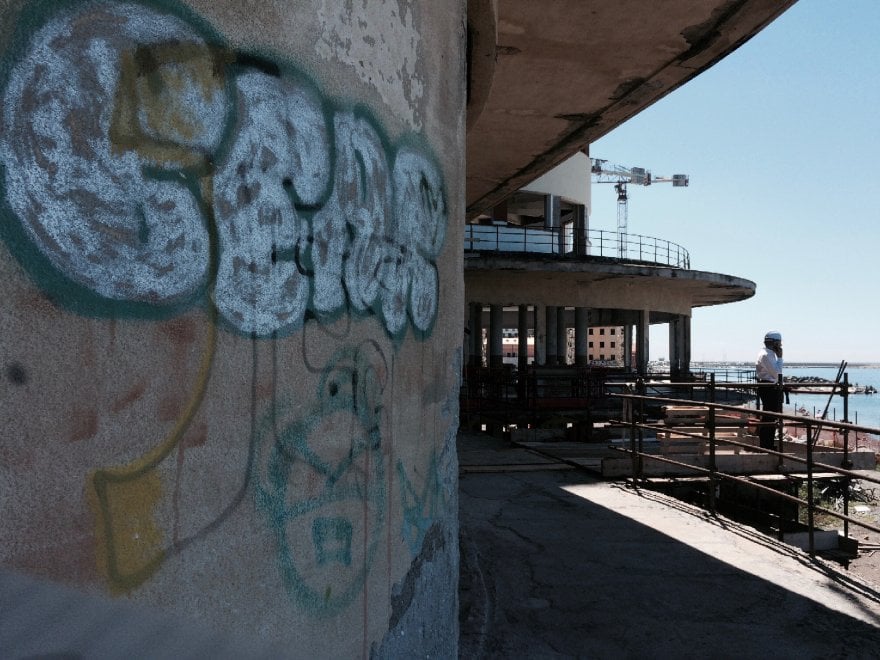 Chiavari, in esclusiva nel cantiere della Colonia Fara - la Repubblica