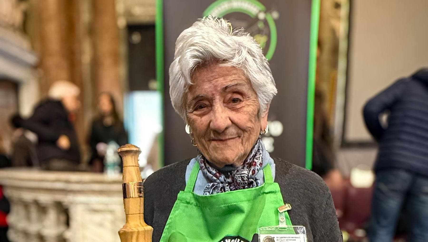 Neirone'lu 85 yaşındaki Carla Pensa, Dünya Pesto Şampiyonasını kazandı