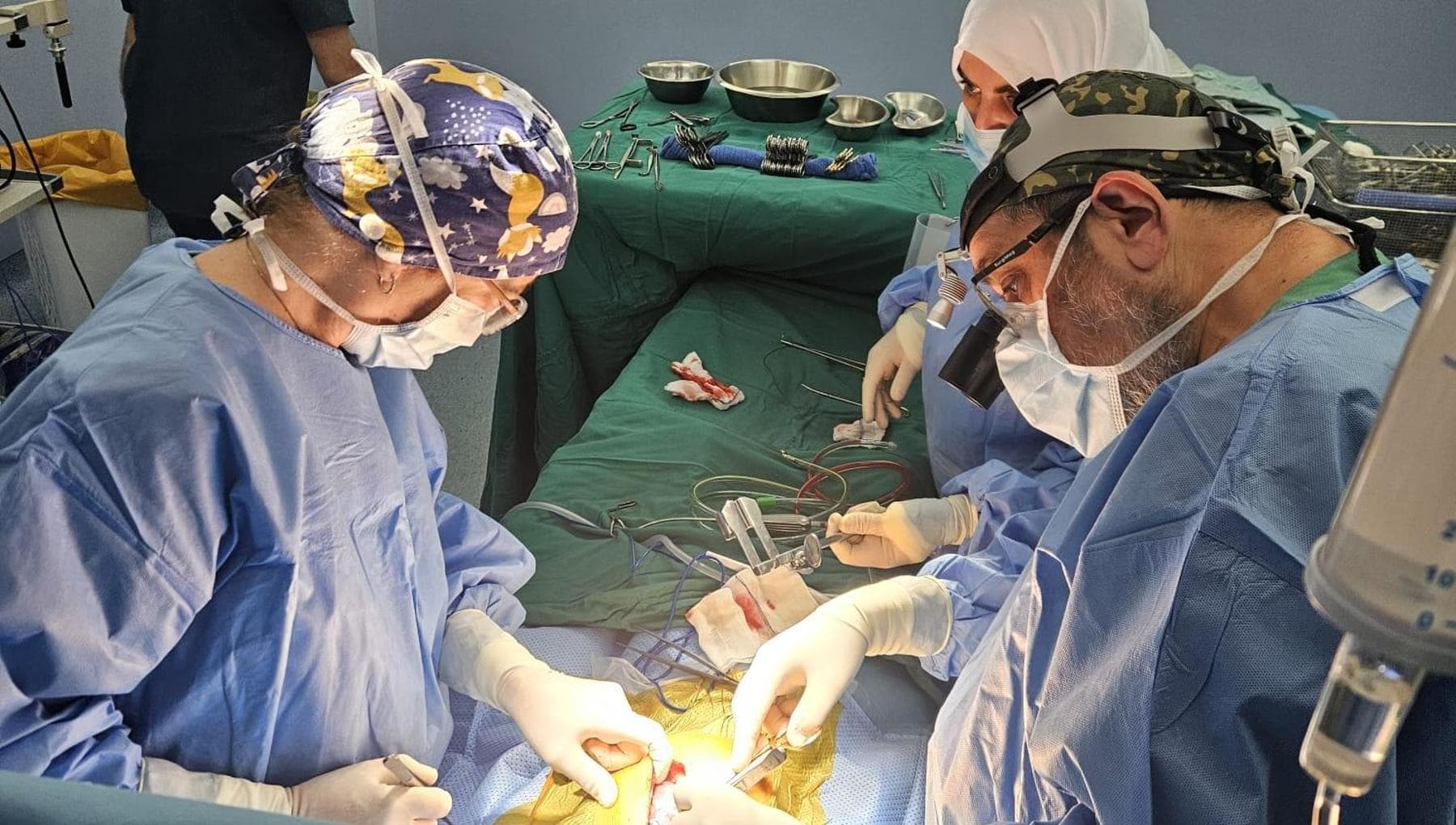 Gaslini Amman'da görevde, ciddi doğuştan kalp rahatsızlığı olan 10 çocuk kurtarıldı