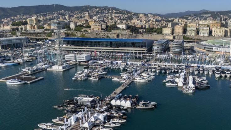 La nautica vola e a celebrarla arriva a Genova Giorgia Meloni, presente all’inaugurazione del Salone