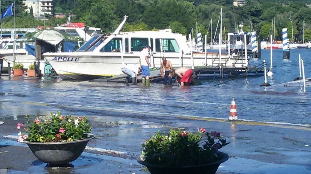 Maltempo, esonda il lago di Como la Repubblica