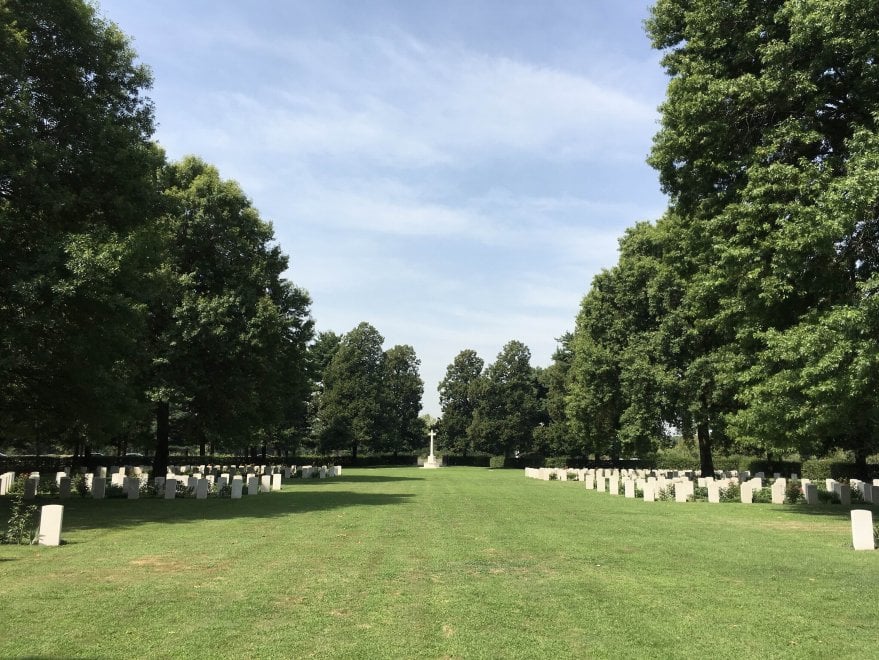Milano Il Cimitero Di Guerra Inglese Vicino Al Parco Di Trenno La 