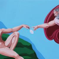 "Mr. Quarantine", in quarantena con ironia: in mostra i santi e i supereroi con la mascherina dell'artista Giuseppe Veneziano