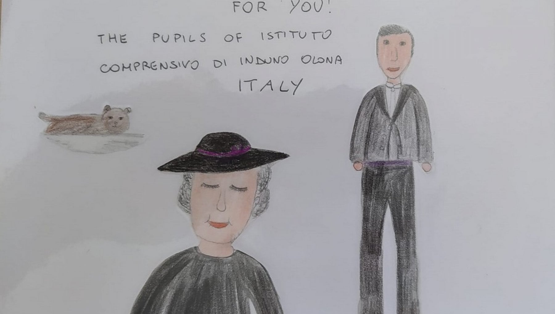 Lettera della regina d'Inghilterra ai bambini di Induno Olona: "Grazie per il sostegno dopo la morte di Filippo" - Vimarsana News