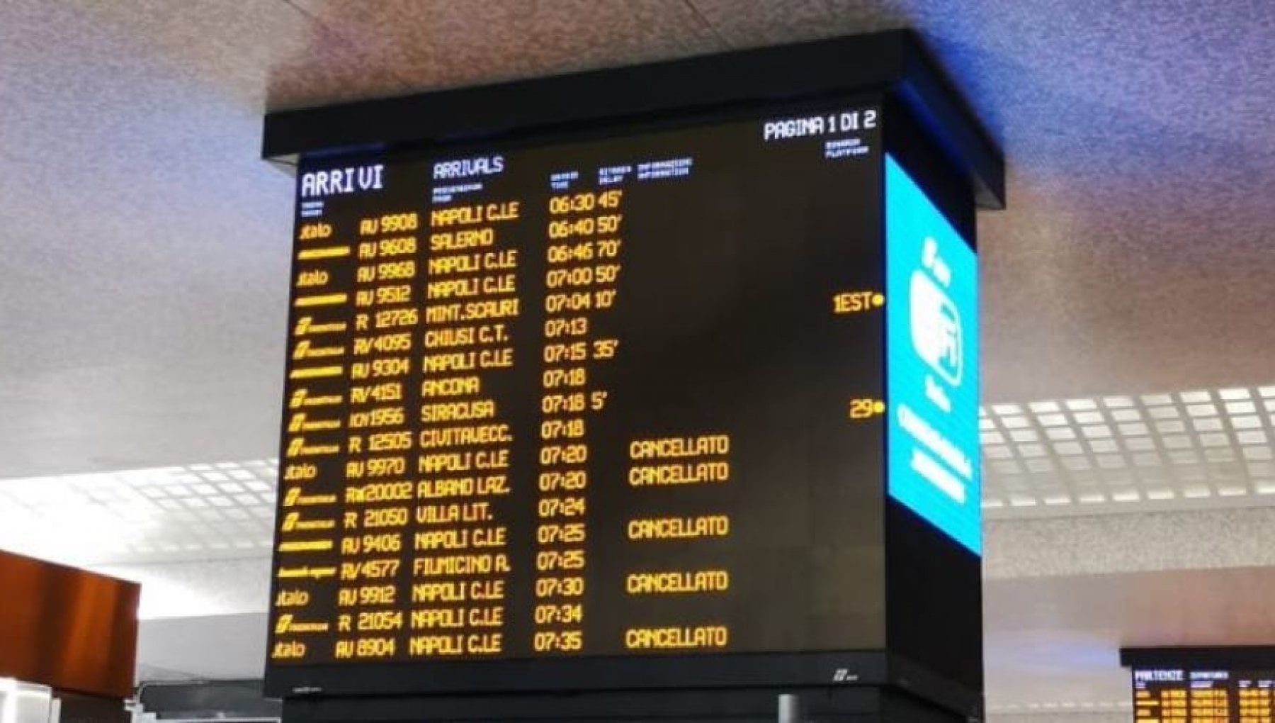 Treno Av Disagi Per I Passeggeri In Partenza E In Arrivo A Milano 