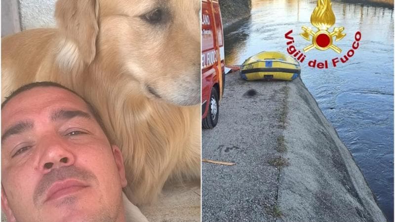 Si tuffa in un canale per salvare il suo cane, ma non riesce a risalire ...