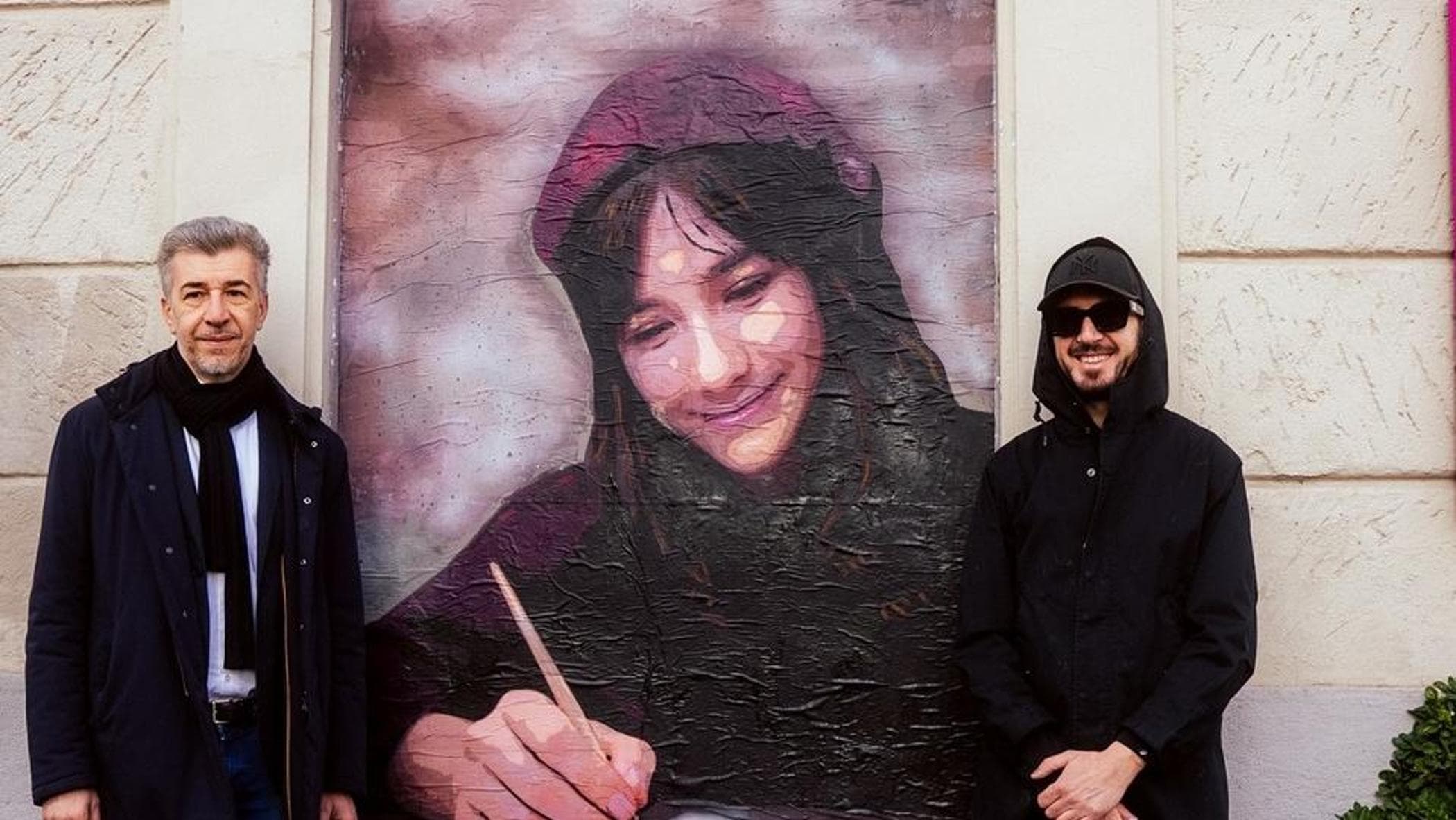 Otto marzo, il murale di Tvboy per la Fondazione Giulia Cecchettin: “L’amore sano non controlla”