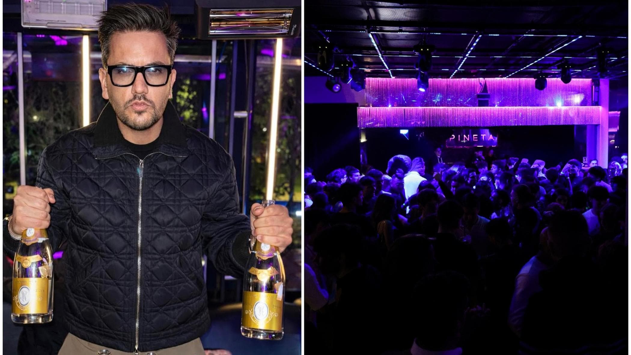 Ingresso del locale Pineta a Milano