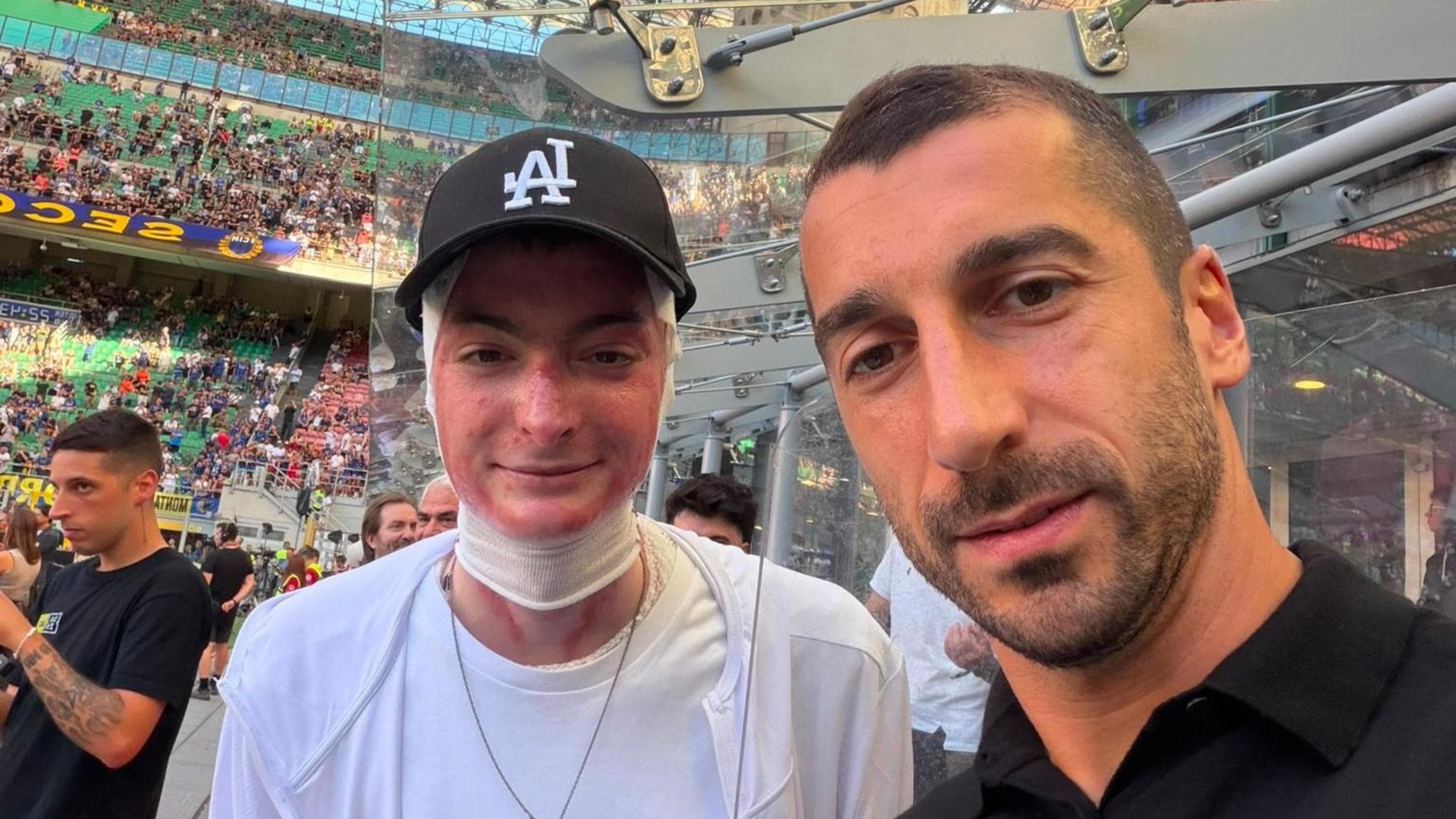 Leo Bove torna allo stadio dopo la notte di Crans: “Che emozione l’Inter, è stato come rinascere”