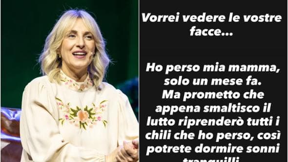Katia Follesa risponde alle critiche per il dimagrimento: “Niente punturine, ho perso mia madre”