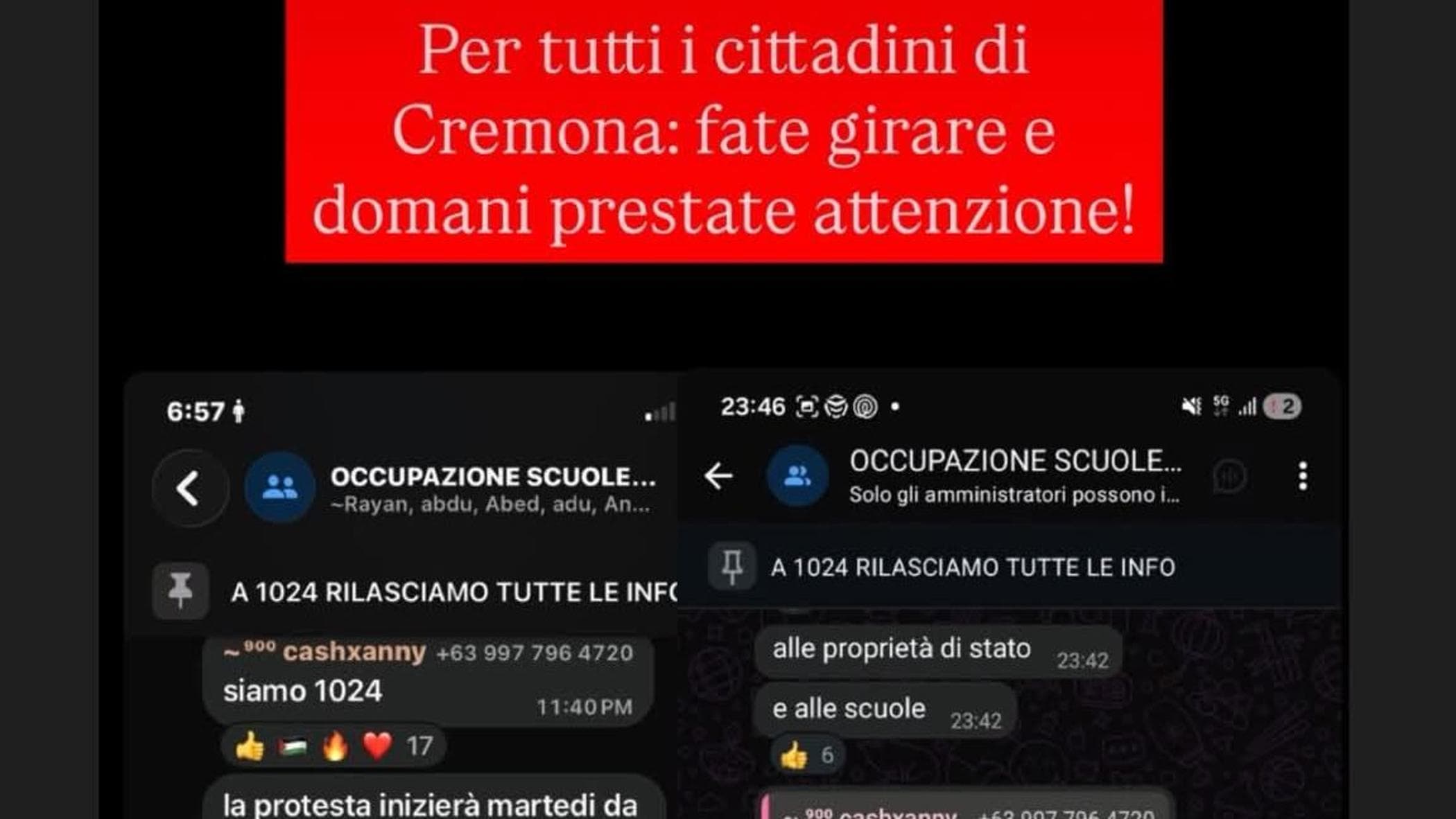 Cremona blindata e con i negozi chiusi dopo il falso allarme sui saccheggi “come a Milano”