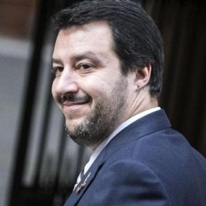 Salvini atterra a Capodichino