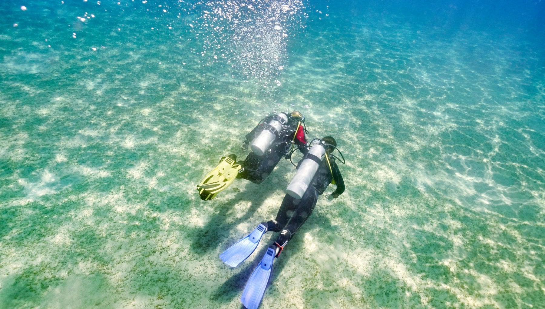 i subacquei senza le bombole