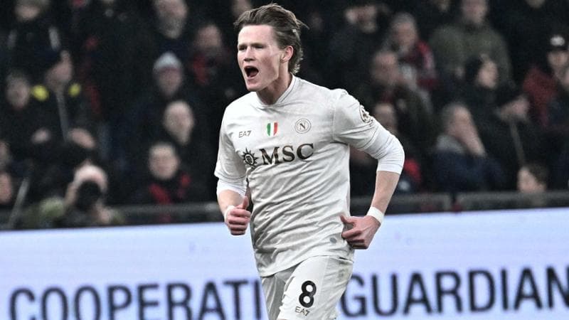 McTominay, corsa contro il tempo: contro l’Atalantail Napoli ha bisogno del suo leader