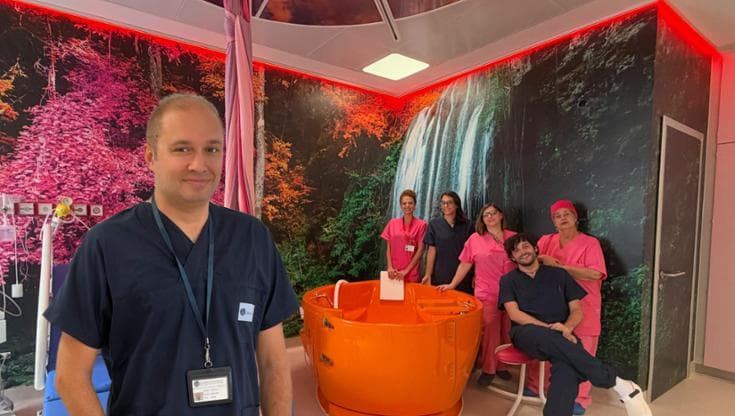 Primo parto in acqua in Irpinia, &egrave; nata Ginevra al Moscati di Avellino