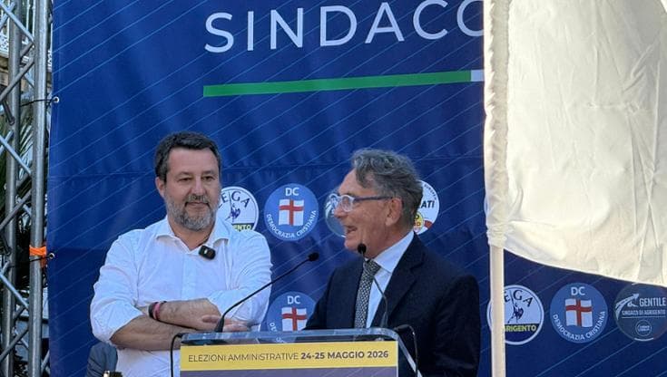 Anteprima: Comunali, Salvini promette l’aeroporto ad Agrigento e scatena la lite nel centrodestra