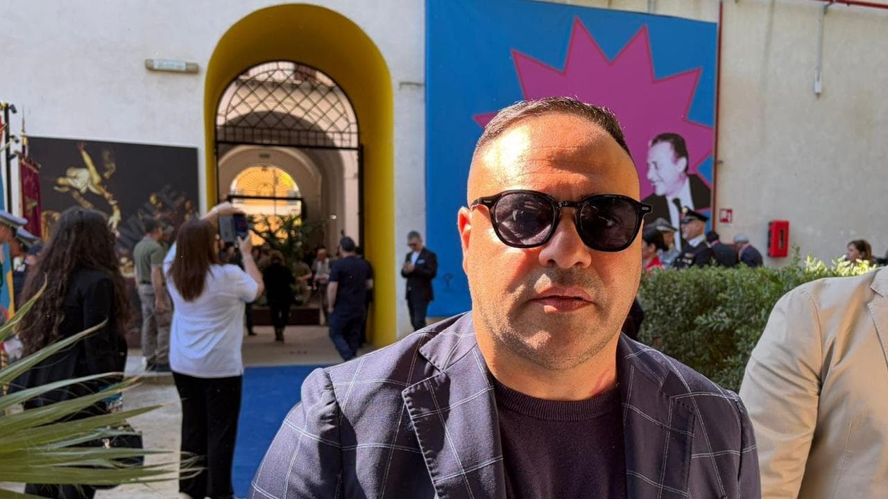 Fabrizio Miccoli alla commemorazione
