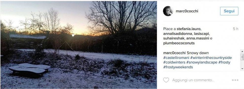 Per Tutti Quelli Che Vogliono La Neve A Roma