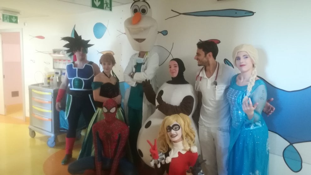 Gli eroi dei fumetti in visita ai bambini del Regina Margherita - la ...
