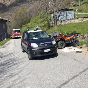 Il quad si ribalta sulle colline del Pinerolese, un morto e un ferito ...