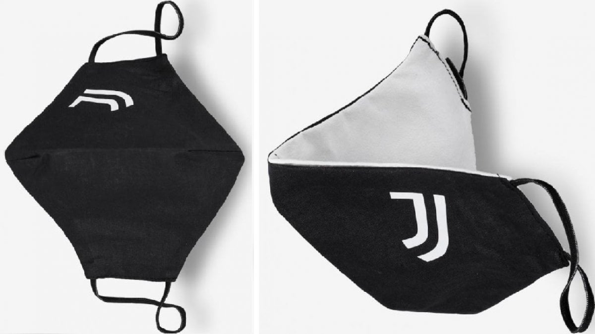 Torino, la Juventus lancia sul suo store la mascherina ufficiale col logo  \