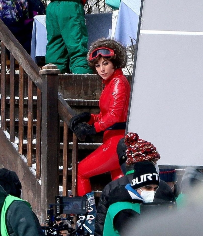 Ecco Lady Gaga a Gressoney sul set di \