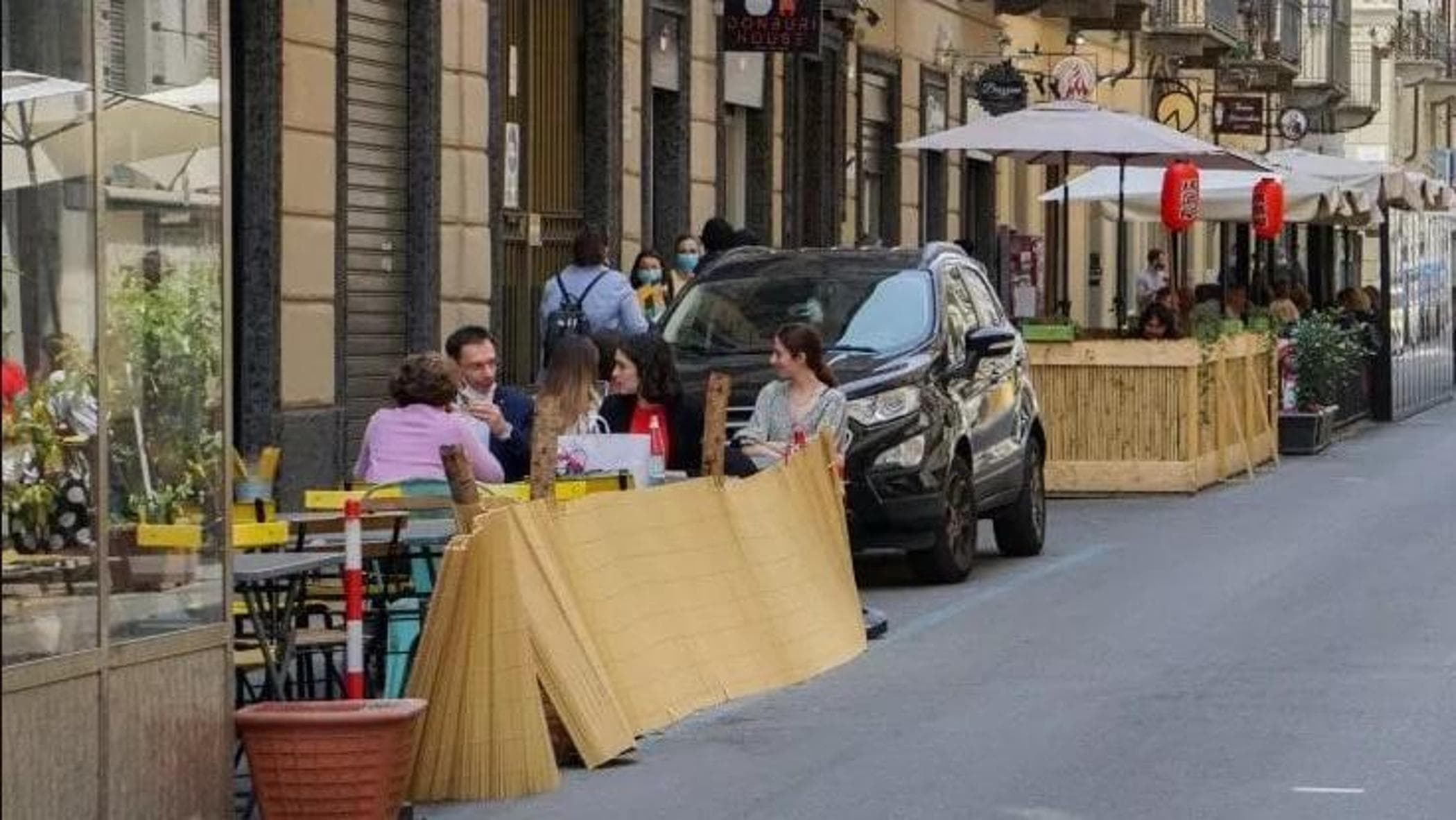 le ferriere ristorante a torino con dehors