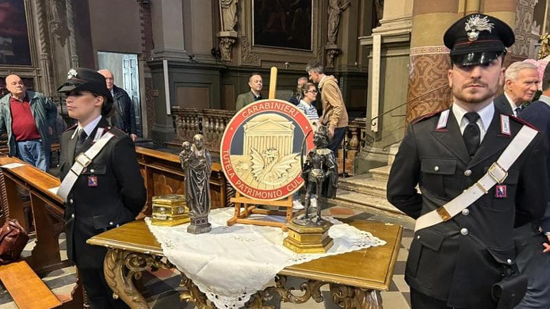 Anteprima: Tesoro del Duomo di Chieri, ritrovate due opere rubate dopo 53 anni, grazie a una mail