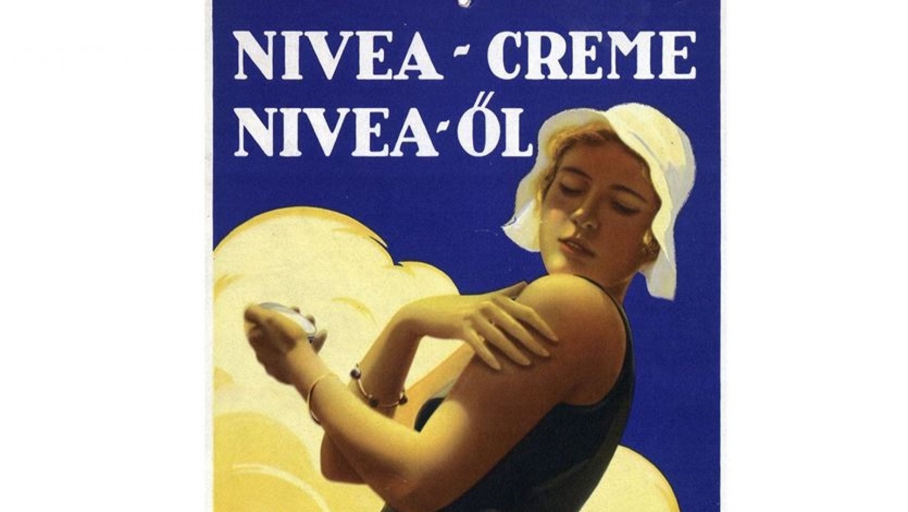 Pierre Lithographique Ancienne Nivea - Pour Imprimer Les étiquettes De Crème - Occasion Vintage Italie
