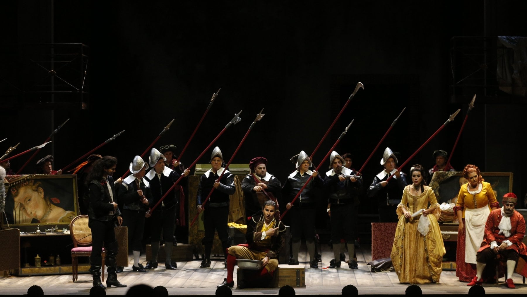 Il barbiere di Siviglia allestito alla Dubai Opera House nel 2016 (Getty Images)