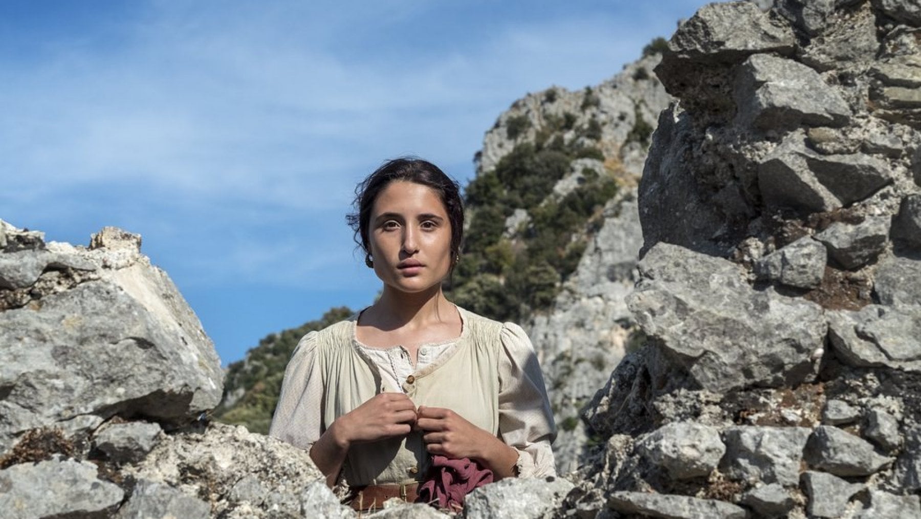 Marianna Fontana "capraia" per il film di Mario Martone