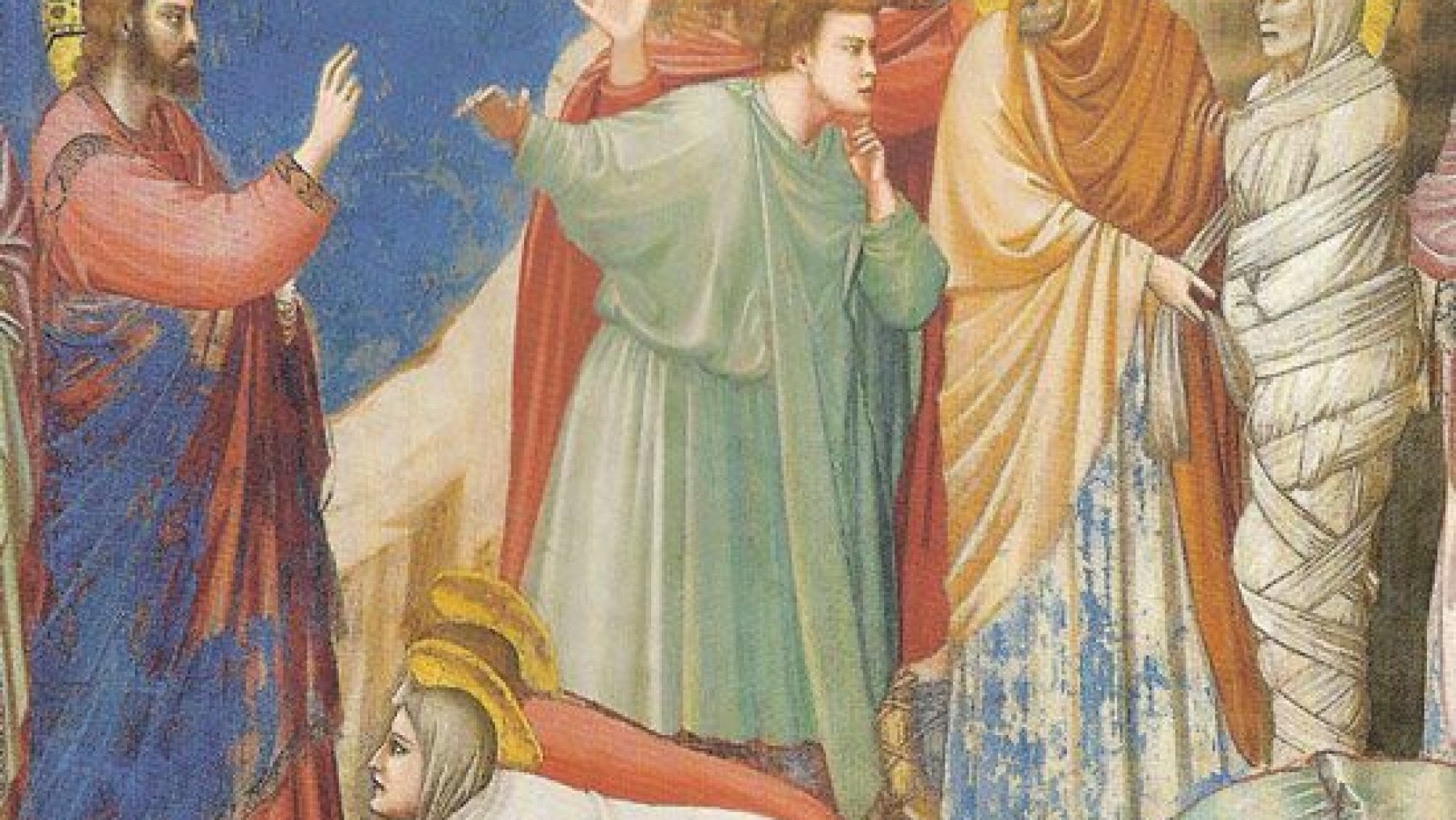 Giotto, La resurrezione di Lazzaro (Cappella degli Scrovegni, Padova)