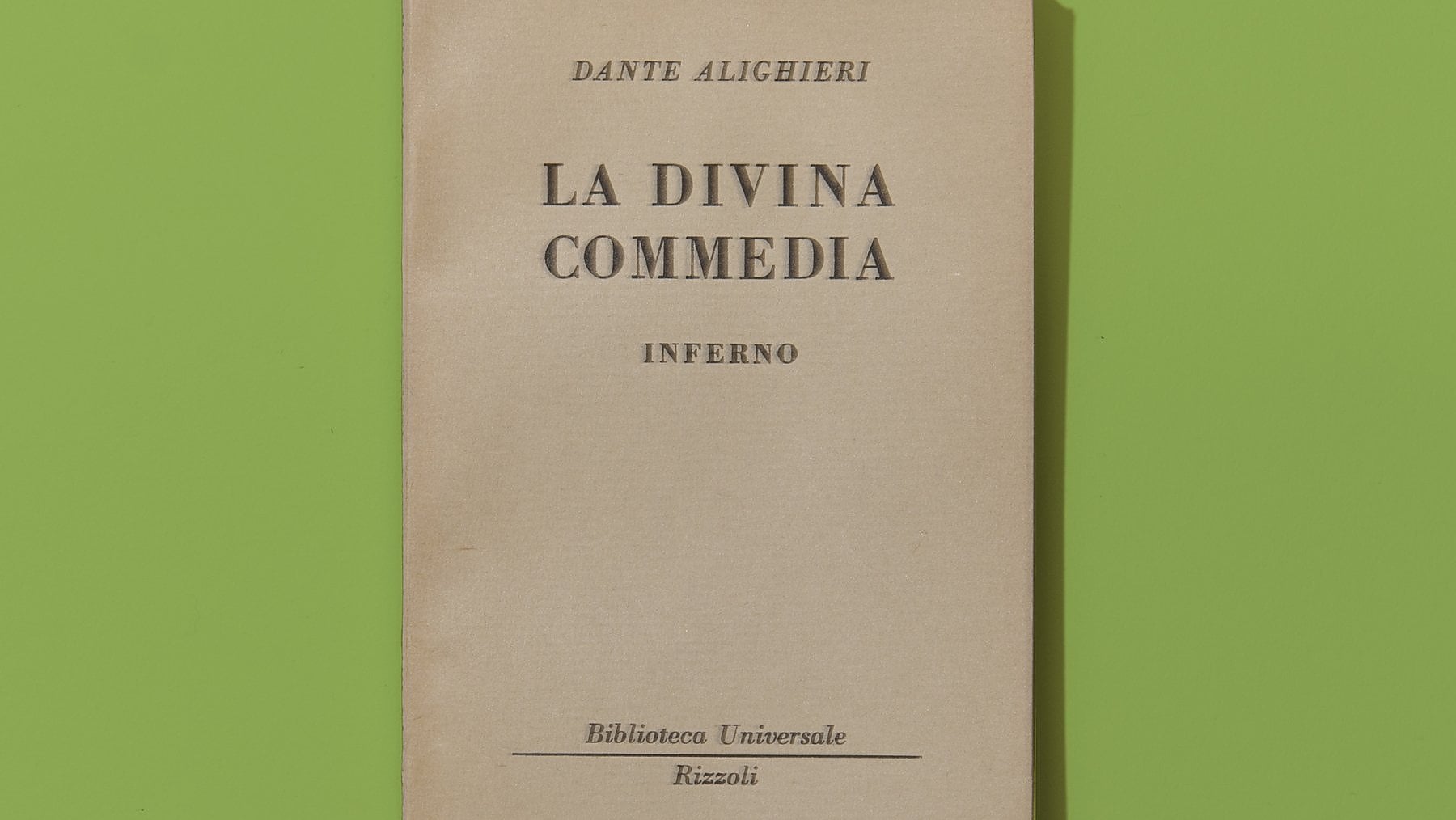 &nbsp;Una copertina Bur delle prime tirature dal 1949. Credit: Nicola Nunziata / Opfot.com