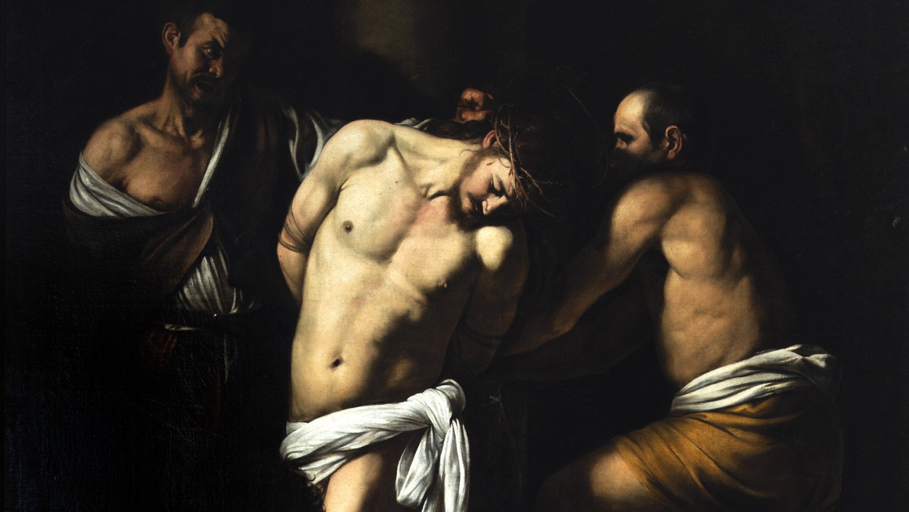 Caravaggio, Flagellazione 1607-1608 (particolare)