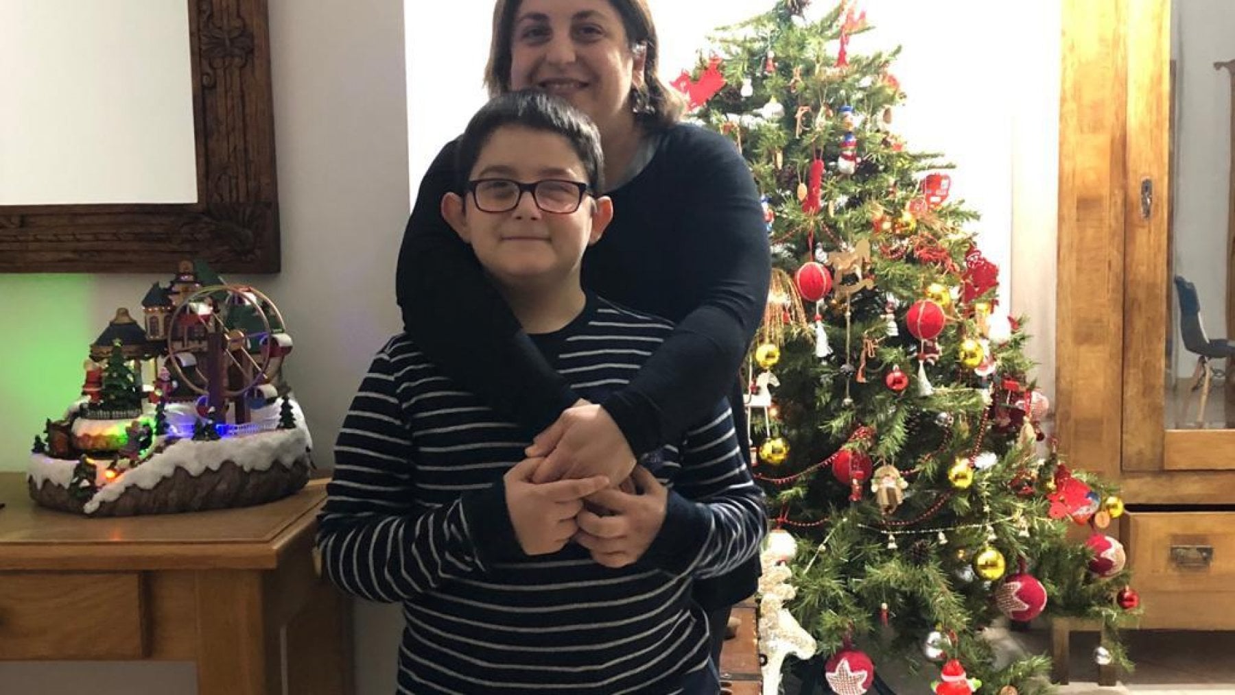 Matteo con la mamma Giusy