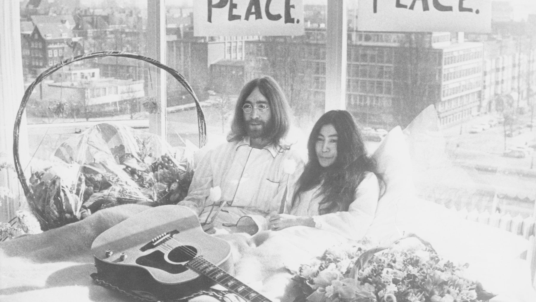 John Lennon e Yoko Ono nel 1969