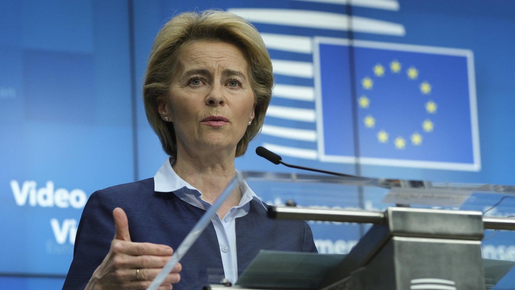La presidente della Commissione europea Ursula von der Leyen