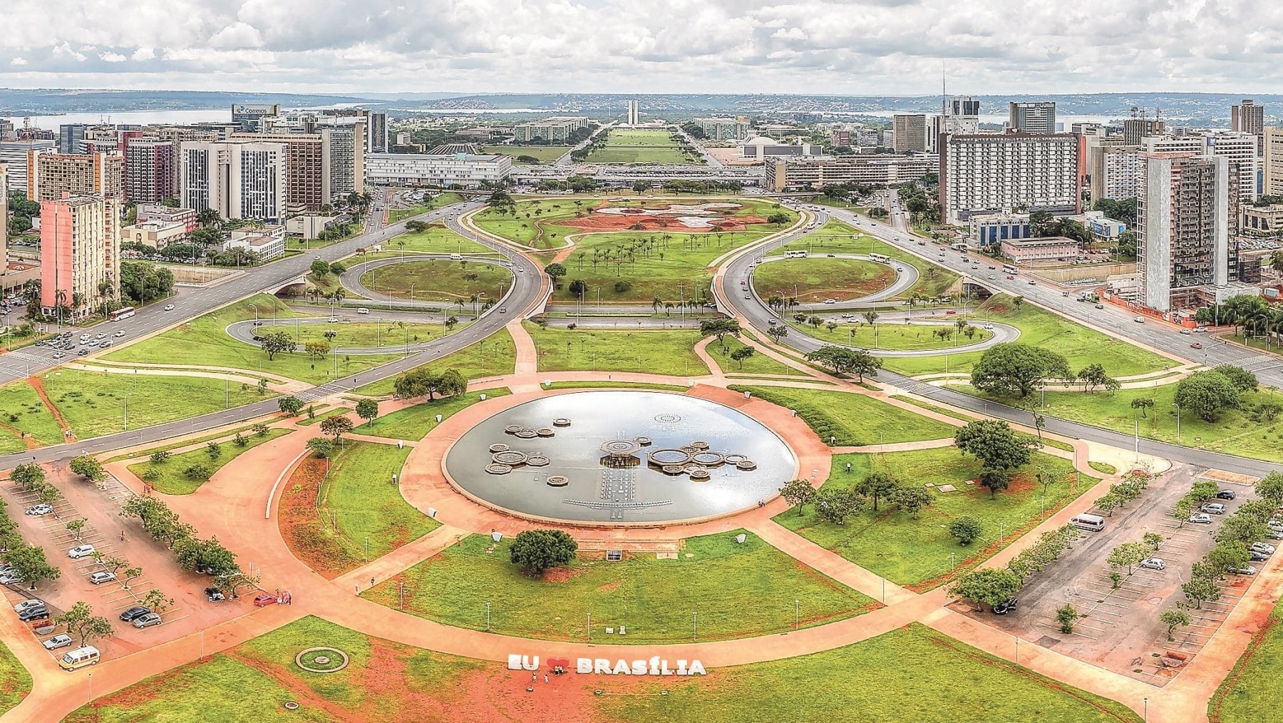 Panorama di Brasilia dalla Torre della televisione