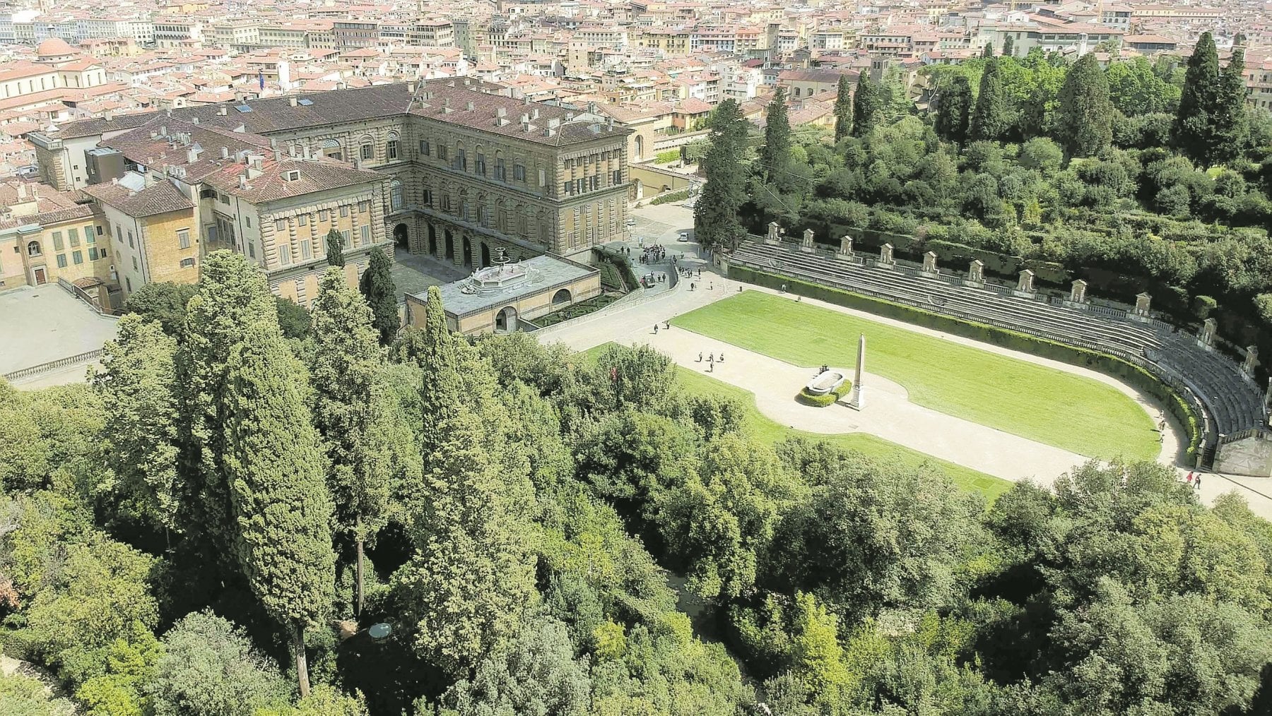 L'anfiteatro del Giardino di Boboli a Firenze