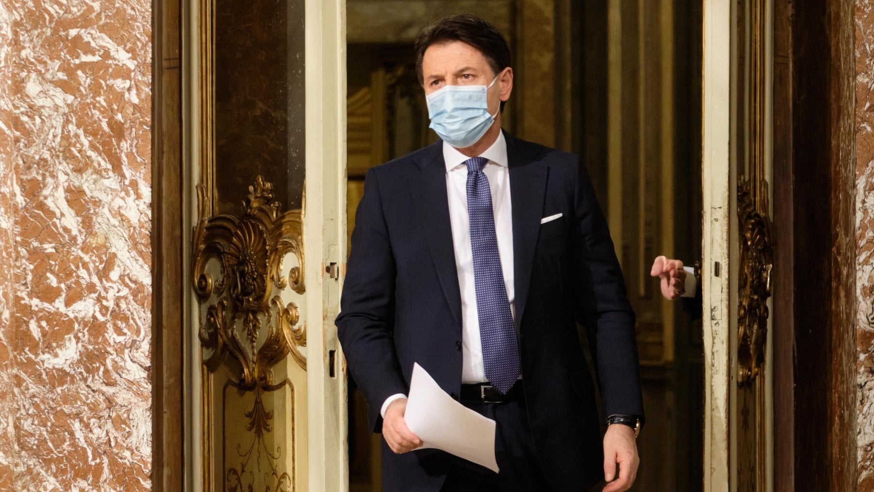 Il presidente del Consiglio Giuseppe Conte