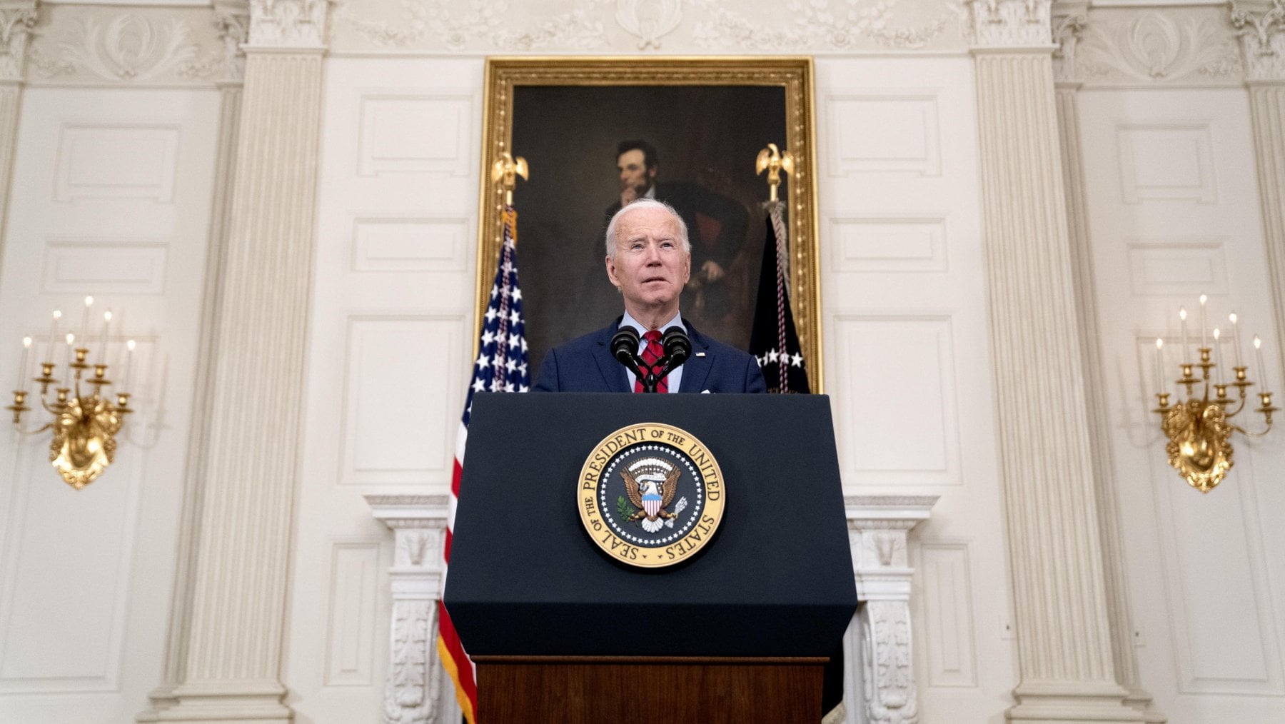 Il presidente degli Stati Uniti Joe Biden